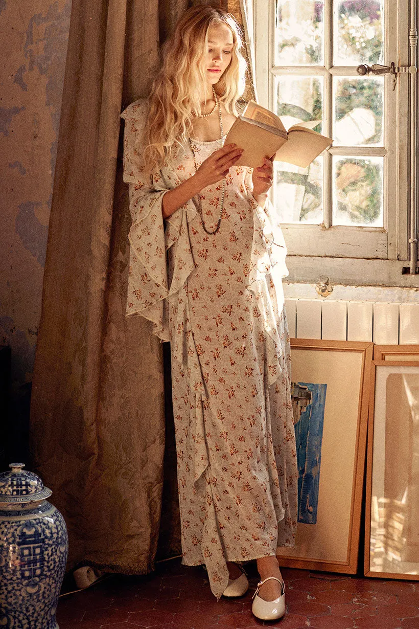 Fleur Frill Maxi Dress