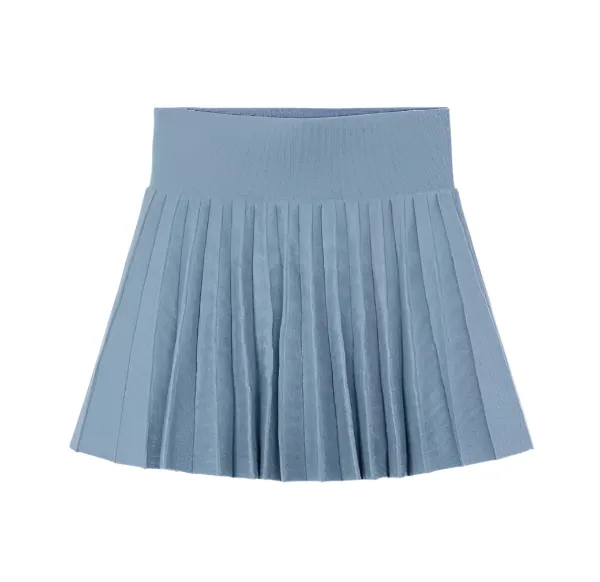 Knit Pleated Skirt