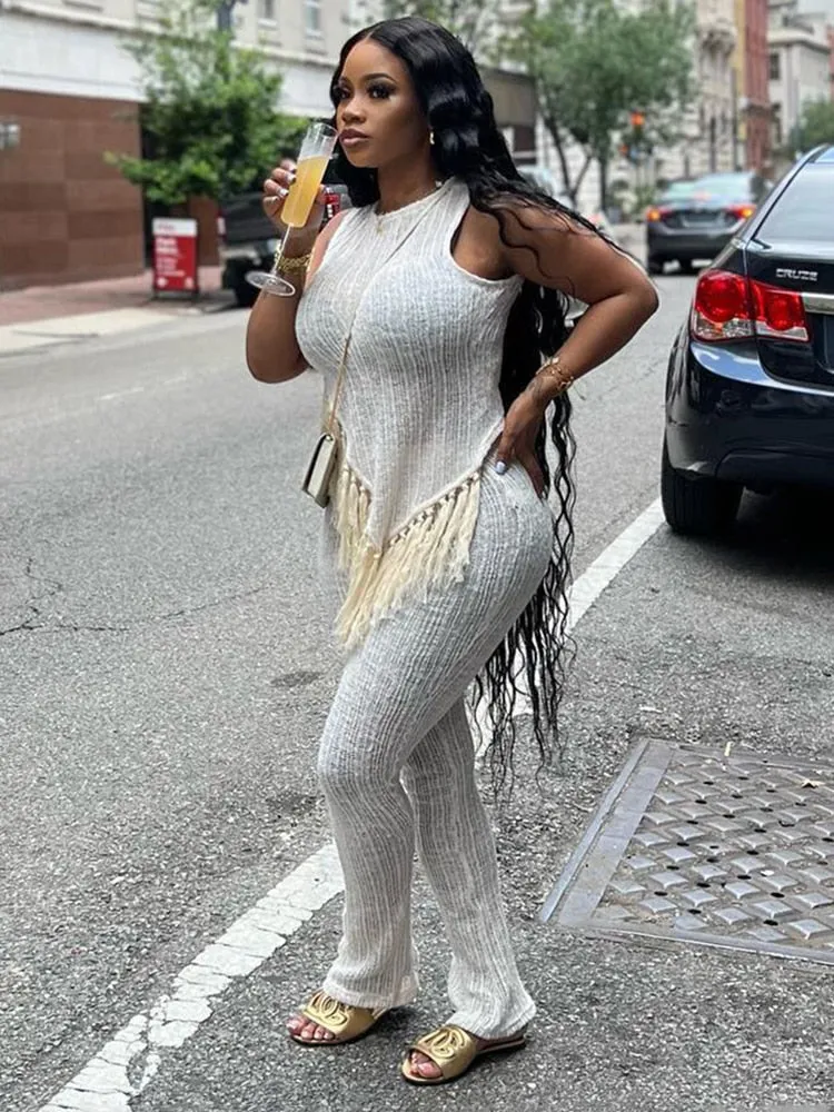Nikia Tassel Pants Set