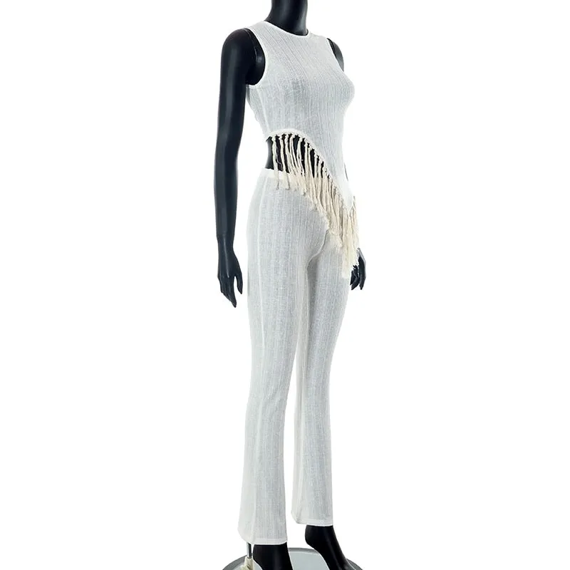 Nikia Tassel Pants Set