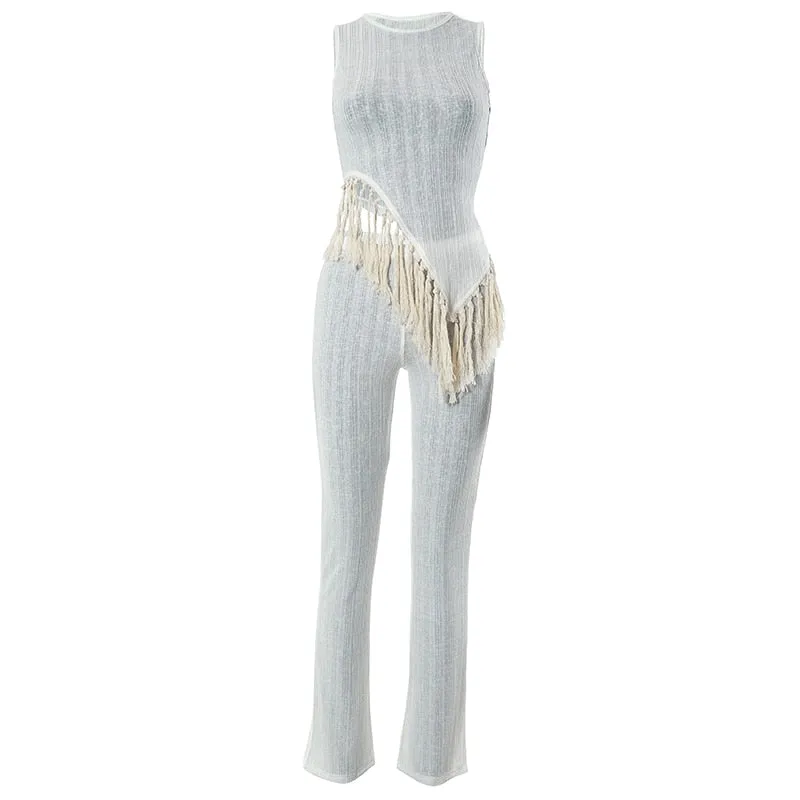 Nikia Tassel Pants Set