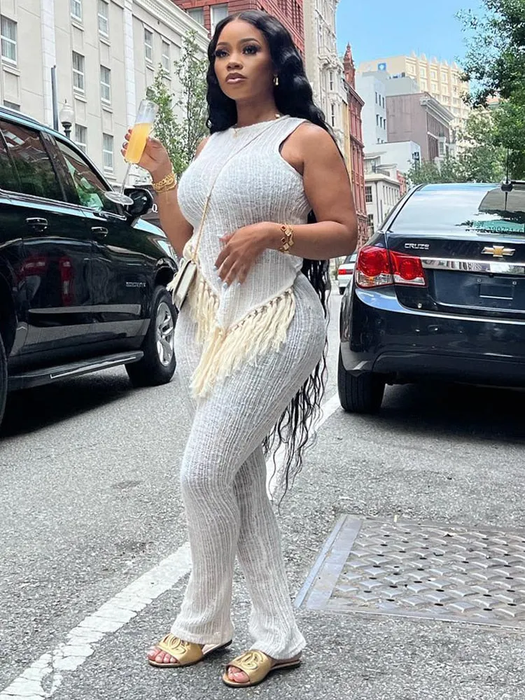 Nikia Tassel Pants Set
