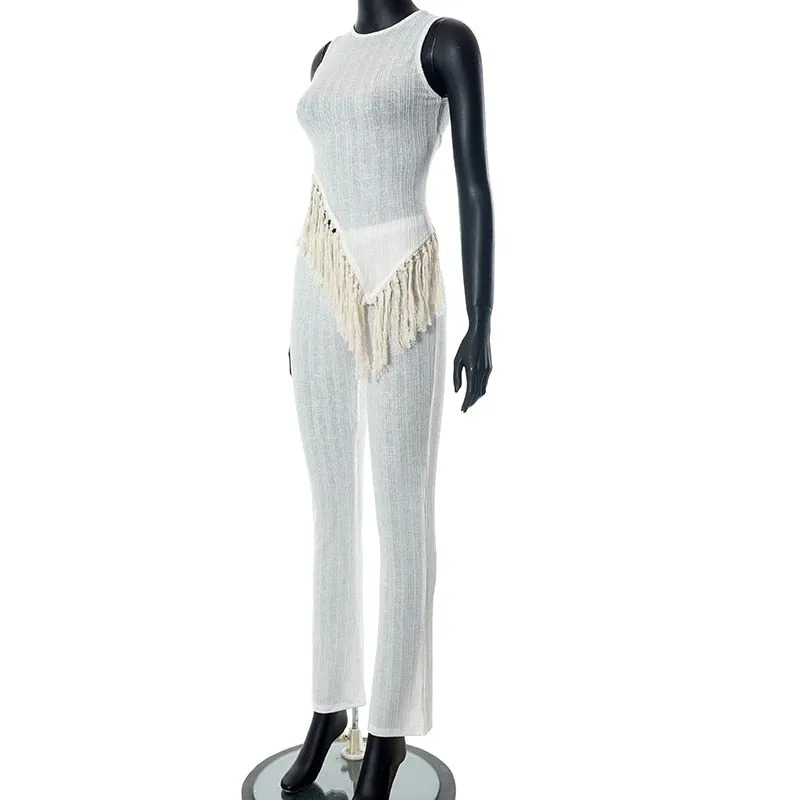 Nikia Tassel Pants Set