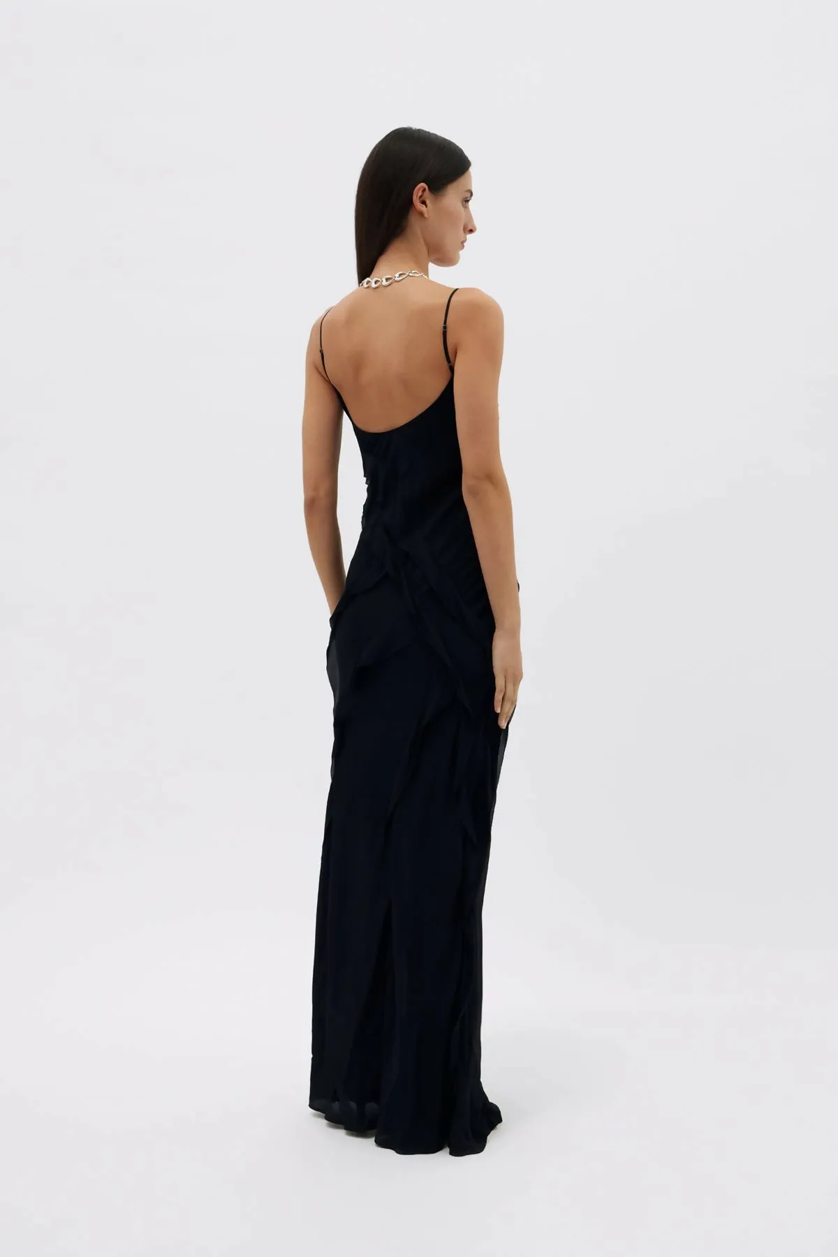 Rachel Gilbert Delfy Maxi in Black Size 12 & 14
