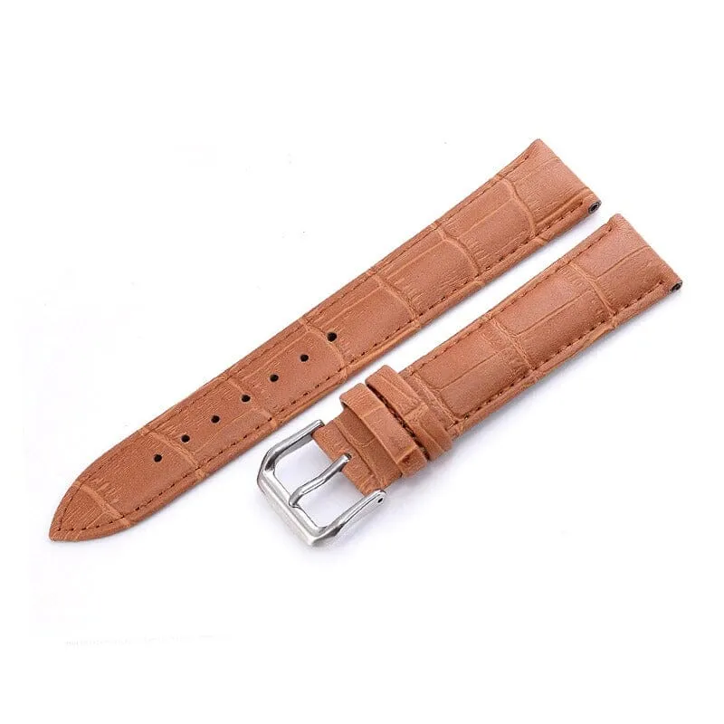 Snakeskin Leather Watch Straps Compatible with the Fossil Hybrid Gazer