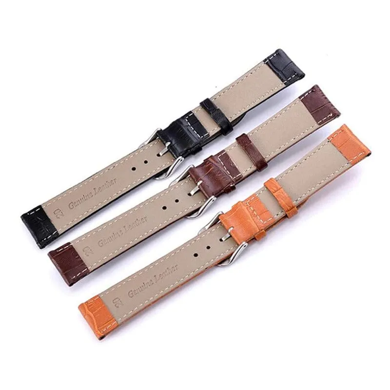 Snakeskin Leather Watch Straps Compatible with the Fossil Hybrid Gazer
