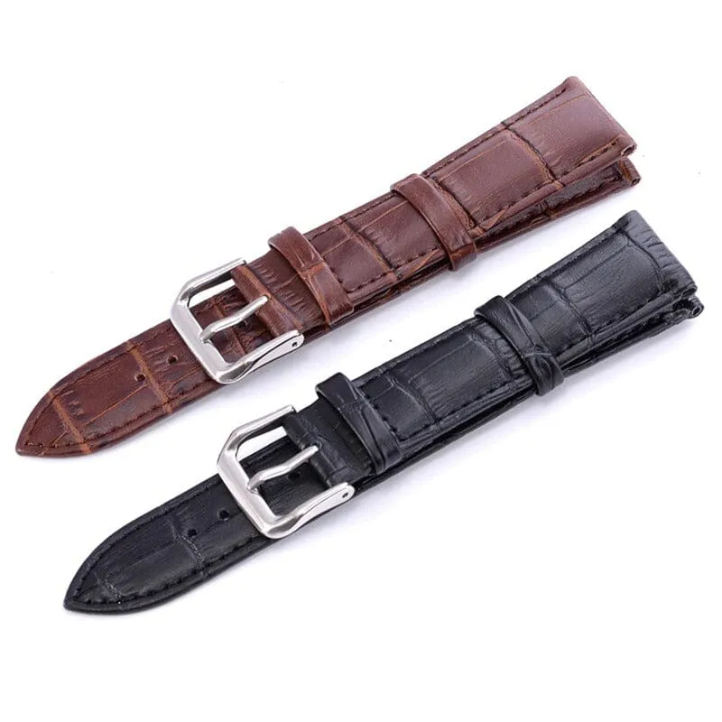 Snakeskin Leather Watch Straps Compatible with the Fossil Hybrid Gazer