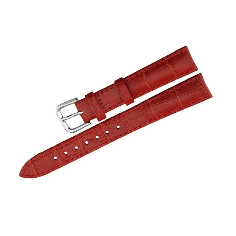 Snakeskin Leather Watch Straps Compatible with the Fossil Hybrid Gazer