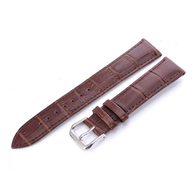 Snakeskin Leather Watch Straps Compatible with the Fossil Hybrid Gazer